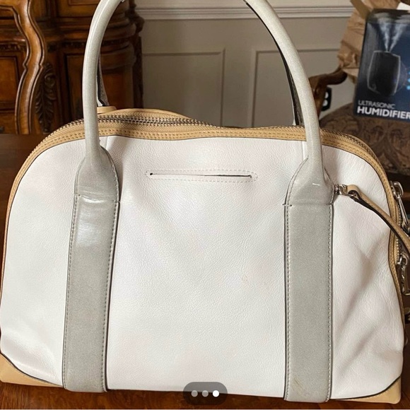 Coach White and Tan Handbag - Picture 9 of 9